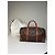Céline Sac Duffle Vintage Celine Monogram Canvas Brown Tan Marron - vue 2