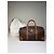 Céline Sac Duffle Vintage Celine Monogram Canvas Brown Tan Marron - vue 7