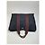 Hermès Vintage Hermes Canvas Tote in Navy-Braun gestreift Marineblau - Ansicht 8