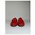 Mocassini Vintage Gucci in Camoscio Rosso e Oro EU36 - vista 2