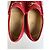 Mocassini Vintage Gucci in Camoscio Rosso e Oro EU36 - vista 6