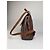 Vintage Etro Fabric Leather Trim Backpack Cream Rust Green Beige - view 9