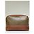Necessaire Vintage Loewe in pelle martellata Olive Brown Verde - vista 2