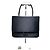 Vintage Courreges Satin-Leder Handtasche Schwarz Silber
