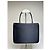 Vintage Courreges Satin-Leder Handtasche Schwarz Silber - Ansicht 2