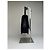 Vintage Courreges Satin-Leder Handtasche Schwarz Silber - Ansicht 4
