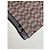 Sciarpa Vintage Fendi FF Monogram in misto seta Rosso Marrone Crema - vista 5
