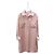 Vestido Chanel de seda rosa Multicolor