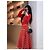 Falda Chanel Roja de Algodón de Talle Alto 36 Multicolor - vista 7