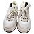 Sneakers Chanel in pelle bianca con suola platform Multicolore
