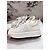 Sneakers Chanel in pelle bianca con suola platform Multicolore - vista 2