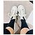 Sneakers Chanel in pelle bianca con suola platform Multicolore - vista 7