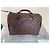 Borsa Louis Vuitton Speedy 30 Damier Ebene Marrone - vista 5