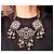 Collana plastron Zuhair Murad x Mango ornata di cristalli e perle Argento D'oro - vista 2