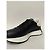 Sneakers Alexander McQueen Oversized in pelle nera Nero Bianco - vista 3
