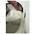 Sneakers Alexander McQueen Oversized in pelle nera Nero Bianco - vista 6