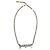 Collana a catena Logo Typo Balenciaga Argento