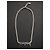 Collana a catena Logo Typo Balenciaga Argento - vista 5