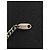 Collana a catena Logo Typo Balenciaga Argento - vista 6