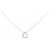 Autre Marque Collana in oro bianco Au750 e diamanti Argento