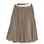Autre Marque Falda transparente de plis aleatorios FOXEY Beige - vista 2