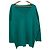 Autre Marque MUSE de Deuxieme Classe Pullover de malha V-neck em algodão e seda Verde