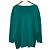 Autre Marque MUSE de Deuxieme Classe Pullover de malha V-neck em algodão e seda Verde - vista 3