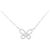 Autre Marque Collana Graff Mini Butterfly Silhouette in oro bianco 750 e diamanti Argento