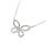 Autre Marque Collana Graff Mini Butterfly Silhouette in oro bianco 750 e diamanti Argento - vista 4