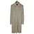 Theory FINE SLUB RIB Strickkleid Beige