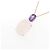 Autre Marque Collana GSTV Rose Quartz Au750 Rosa - vista 3