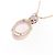 Autre Marque Collana GSTV Rose Quartz Au750 Rosa - vista 4