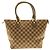 Borsa Louis Vuitton Saleya Damier Marrone