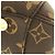 Borsa Louis Vuitton Montaigne Monogram Marrone Bronzo - vista 2