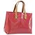 LOUIS VUITTON Monogram Vernis Reade PM Bag Fuchsia Pink M91221 LV