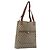 GUCCI GG Supreme Web Sherry Line Tote Bag PVC Beige 89 02 003