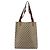 GUCCI GG Supreme Web Sherry Line Tote Bag PVC Beige 89 02 003 - vista 3