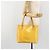 LOUIS VUITTON Monogram Vernis Houston Hand Bag Lime Yellow M91055 - vista 27