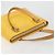 LOUIS VUITTON Monogram Vernis Houston Hand Bag Lime Yellow M91055 - vista 6