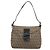 FENDI Zucchino Canvas Mamma Baguette Bag Beige Silver 8BR004 - vista 2