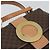 Céline CELINE Macadam Canvas Circle Hand Bag PVC Leather 2way Brown Gold - vista 16