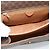 Céline CELINE Macadam Canvas Circle Hand Bag PVC Leather 2way Brown Gold - vista 18