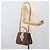 Céline CELINE Macadam Canvas Circle Hand Bag PVC Leather 2way Brown Gold - vista 24