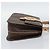 Céline CELINE Macadam Canvas Circle Hand Bag PVC Leather 2way Brown Gold - vista 5