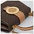 Céline CELINE Macadam Canvas Circle Hand Bag PVC Leather 2way Brown Gold - vista 6
