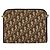 Christian Dior Trotter Canvas Shoulder Bag Beige Gold - vista 3