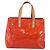 LOUIS VUITTON Monogram Vernis Reade PM Hand Bag Red Rouge M91088 LV - vista 13