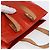 LOUIS VUITTON Monogram Vernis Reade PM Hand Bag Red Rouge M91088 LV - vista 6