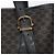 Céline CELINE Macadam Canvas Tote Bag PVC Leather Black Gold - vista 9