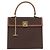 Céline CELINE Macadam Canvas Hand Bag PVC Leather Brown Gold - vista 2